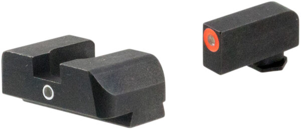 AmeriGlo GL5201 i-Dot Sight  Set for Glock  Green Tritium Orange Outline Front Sight-Green Tritium Rear Sight — view 1