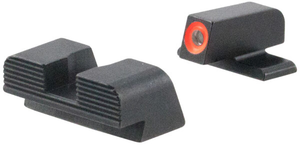 AmeriGlo SG434 Protector Sight Set for Sig Sauer  Green Tritium Orange Outline Front Sight-Black Serrated Rear Sight — view 1