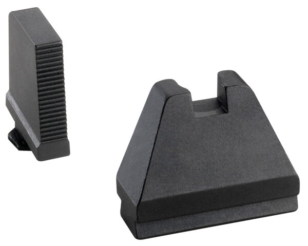 AmeriGlo GL808 Optic Compatible Sight Set for Glock  9XL Tall Serrated Front Sight-Black Rear Sight — view 1