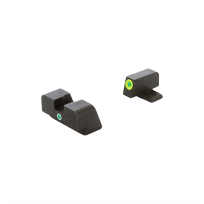 I-DOT SIGHT SET LUMIGREEN OUTLINE  FOR FN HIGH POWER BLACK — view 1