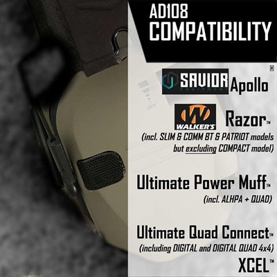 SIGHTLINES ADAPTER PLATES FOR MOST WALKER HEADSETS — view 1