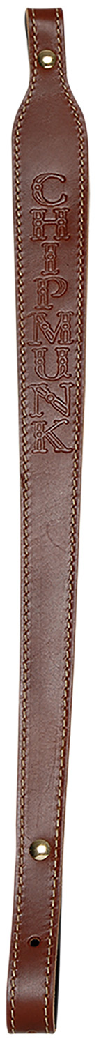 Chipmunk 80021 Rifle Sling  Brown Leather Adjustable OAL — view 1