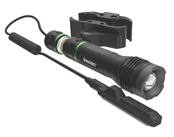 iProtec 665 LG 250 250 Lumen Green Firearm Light with Long Gun Mount  Black Anodized 25/250 Lumens Green   LED Light — view 1