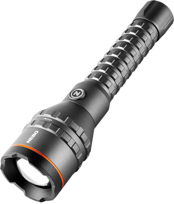 NEBO NEBFLT1029 Davinci 10000L Flashlight  Gray 100/400/1,000 Lumens White LED — view 1