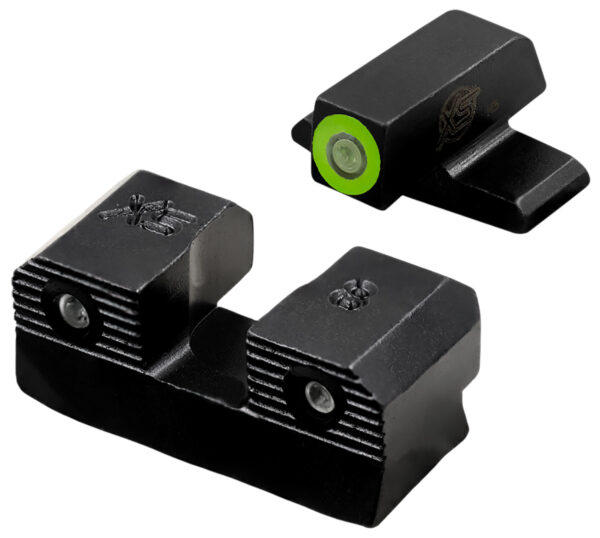 XS Sights SIR201P6G R3D 2.0 Night Sight Set Green Tritium Front/Black Oxide Frame Fits Sig/Springfield/FN 509 — view 1