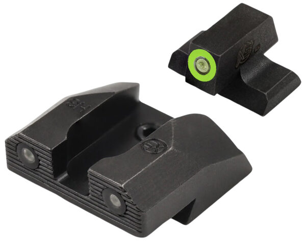XS Sights SPR202P6G R3D 2.0 Night Sight Set Green Tritium Front/Black Oxide Frame Fits Springfield SA-35 — view 1