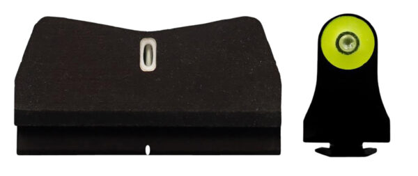 XS Sights GL0015P5Y DXT2 Big Dot Night Sights fits Glock  Black | Green Tritium Yellow Outline Front Sight Green Tritium White Outline Bar Rear Sight — view 1