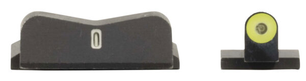 XS Sights SW0029S5Y DXT2 Big Dot Night Sights- Smith and Wesson  Black | Green Tritium Yellow Outline Front Sight Green Tritium White Outline Bar Rear Sight — view 1