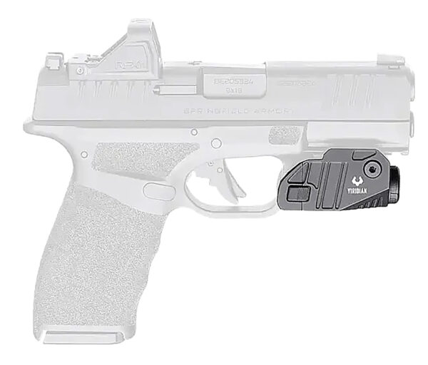 Viridian 9300048 CTL Custom for Springfield Hellcat Pro  Black Anodized 525 Lumens White LED — view 1