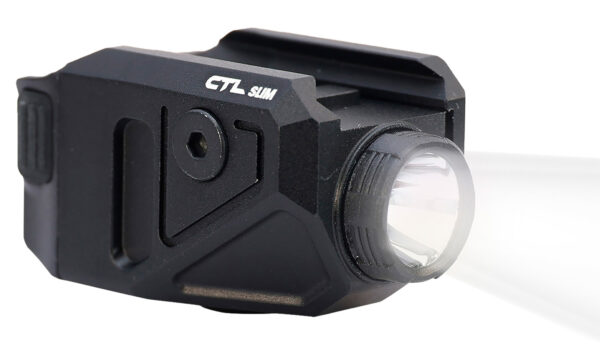 Viridian 9300050 CTL Slim C Series Black Glock 43X/48 MOS 550 Lumens 25 Yards Day/1 Mile Night Beam Rail Mount — view 1