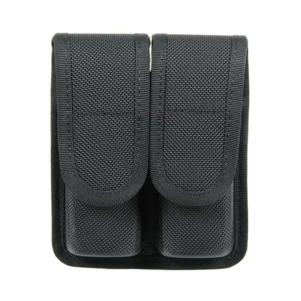 BLACKHAWK MOLDED DUTY GEAR DOUBLE MAG POUCH STAGGERED BLK — view 1