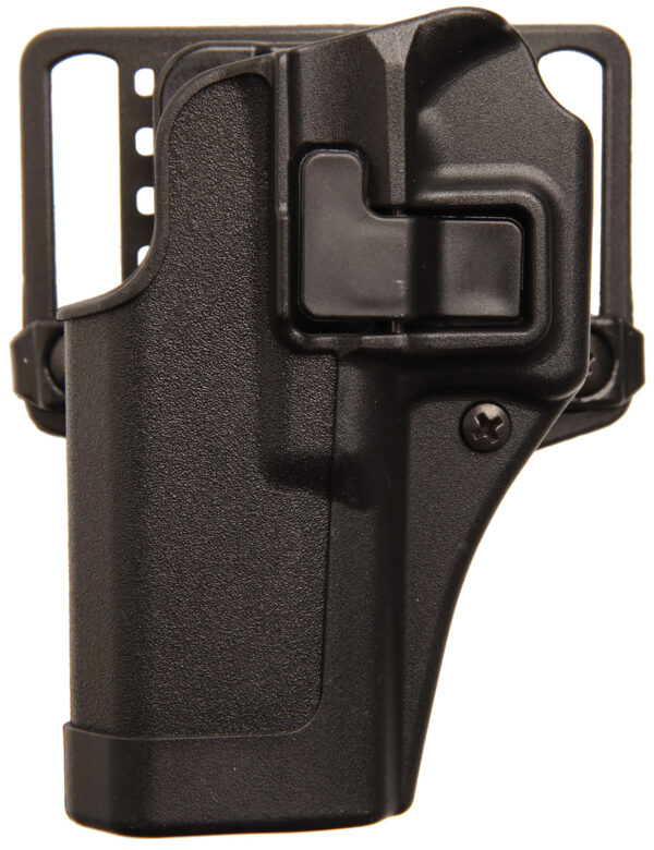Blackhawk 410520BKL Serpa CQC  OWB Size 20 Matte Black Polymer Belt Loop/Paddle Fits S&W J Frame Fits 2" Barrel Left Hand — view 1