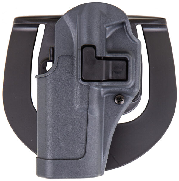 Blackhawk 413500BKL Serpa CQC Sportster OWB Size 00 Gun Metal Gray Polymer Paddle Compatible w/Glock 17/22/31/47 Left Hand — view 1