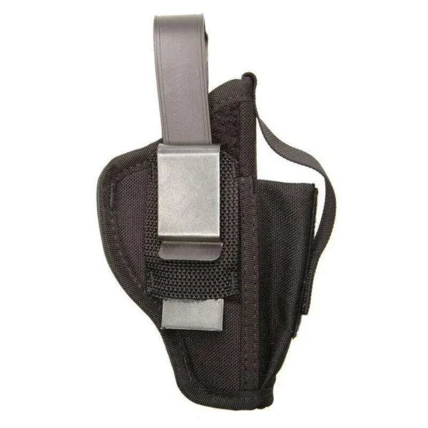 BLACKHAWK HOLSTER 3-4" BBL MED/LARGE REVOLVER W/MAG POUCH AMBIDEXTROUS — view 1