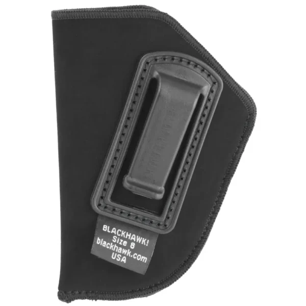 BLACKHAWK HOLSTER 2" 5-SHOT REVOLVER W/HAMMER SPUR LH BLACK INSIDE PANTS — view 1