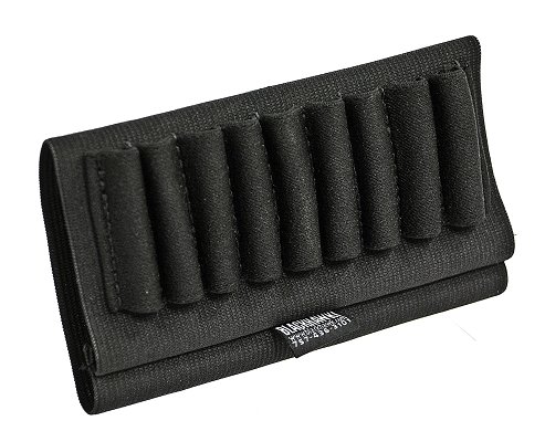 Blackhawk 74SH00BK Buttstock Shell Holder  Black Nylon 9rd Rifle — view 1
