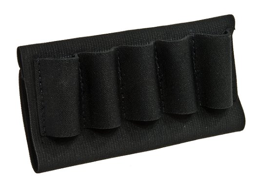 Blackhawk 74SH02BK Buttstock Shell Holder  Black Nylon 5rd Shotgun — view 1