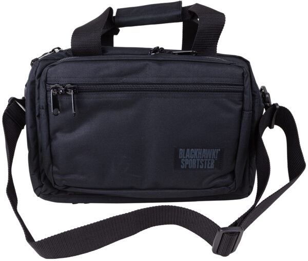 Blackhawk 74RB01BK Sportster Deluxe Black 600D Polyester Holds 2 Handguns — view 1