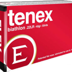 ELEY TENEX BIATHLON 22LR 40GR - FLAT NOSE 50RD 100BX/CS — view 2