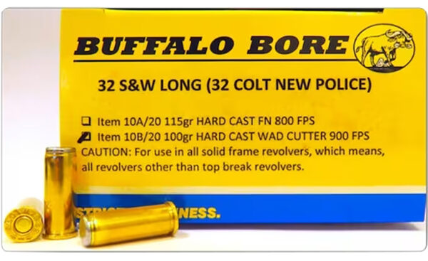 Buffalo Bore Ammunition 3G20 Buffalo-Barnes Strictly Business 45Colt +P 225gr Barnes VOR-TX XPB Lead Free 20 Per Box/12 Case — view 1