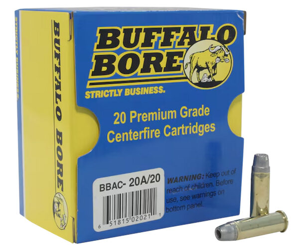Buffalo Bore Ammunition 20A20 Heavy Strictly Business 38Special +P 158gr Soft Cast Hollow Point 20 Per Box/12 Case — view 1