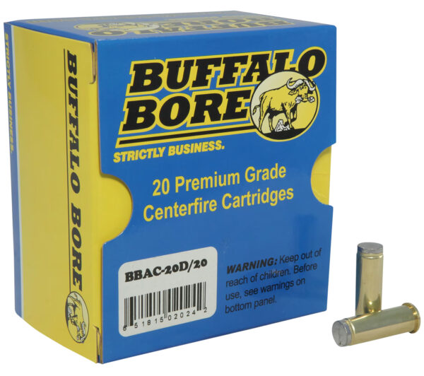 Buffalo Bore Ammunition 20D20 Standard Pressure Strictly Business 38Special 150gr Hard Cast Wadcutter 20 Per Box/12 Case — view 1