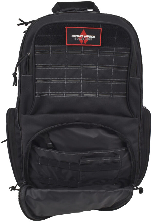 Advance Warrior Solutions JUG5DBPBL Juggernaut 5 Day Pack  Backpack 600D Polyester Black — view 1