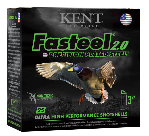 Kent Cartridge K123FS36BB Fasteel 2.0  12 Gauge 3" 1 1/4 oz BB Shot 25 Per Box/ 10 Case — view 1