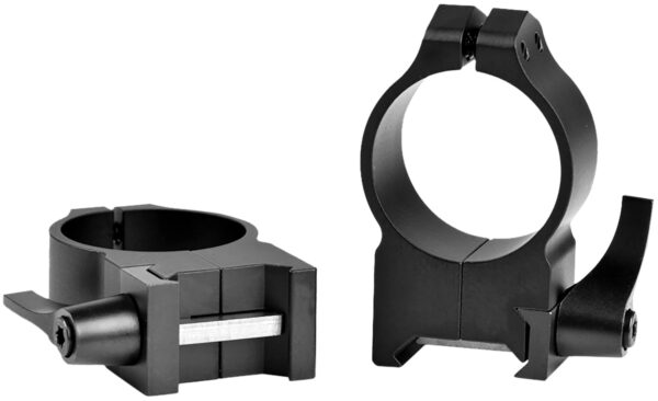 Warne 215LM Vertical Rings Maxima Matte Black 30mm High Quick Detach 0 MOA — view 1