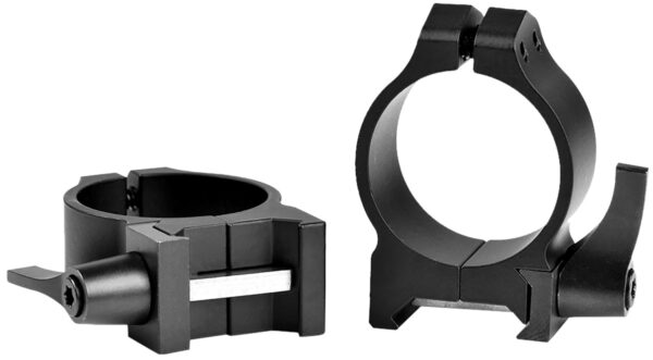 Warne 213LM Vertical Rings Maxima Matte Black 30mm Low Quick Detach 0 MOA — view 1