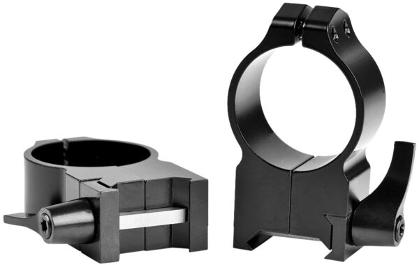 Warne 216LM Vertical Rings Maxima Matte Black 30mm Extra High Quick Detach 0 MOA — view 1
