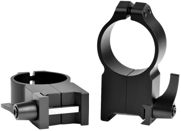 Warne 217LM Vertical Rings Maxima Matte Black 30mm Ultra High Quick Detach 0 MOA — view 1