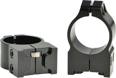 WARNE RINGS 1" RUGER MEDIUM - NO.1/MINI14/BLACKHAWK MATTE — view 1