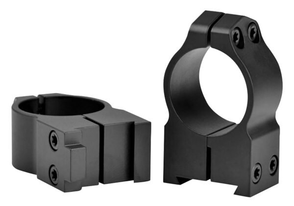 Warne 2BM Maxima  Matte Black Steel 1" Tube High Vertical Split Dovetail, 0 MOA Fits CZ 550 — view 1