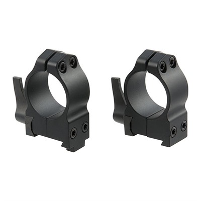 1'' MEDIUM (0.925'') QD 19MM DOVETAIL RINGS, BLACK — view 1
