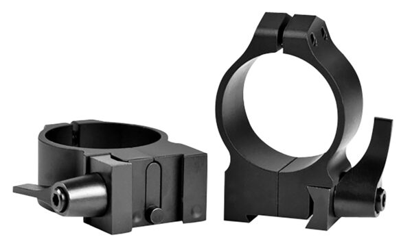 Warne 14TLM Tikka Maxima Matte Black 30mm Medium Quick Detach 0 MOA — view 1