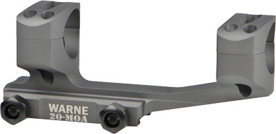 WARNE X-SKEL MOUNT 1" 20MOA - PICATINNY TACTICAL GRAY — view 1