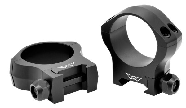 Warne 7221M Scope Rings Mountain Tech Matte Black 34mm Medium 0 MOA — view 1