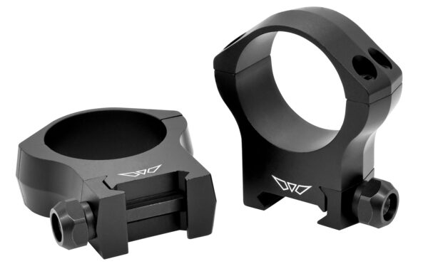 Warne 7222M Scope Rings Mountain Tech Matte Black 34mm High 0 MOA — view 1