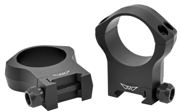 Warne 7224M Scope Rings Mountain Tech Matte Black 34mm Ultra High 0 MOA — view 1