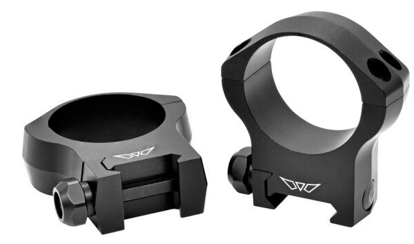 Warne 7242M Scope Rings Mountain Tech Matte Black 35mm High 0 MOA — view 1