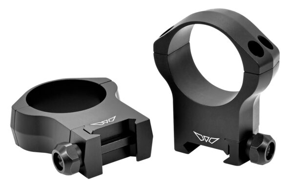 Warne 7244M Scope Rings Mountain Tech Matte Black 35mm Ultra High 0 MOA — view 1