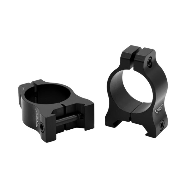 Warne V400M Vapor Scope Ring Set Matte Black Aluminum, 1" Tube, Low Picatinny/Weaver — view 1