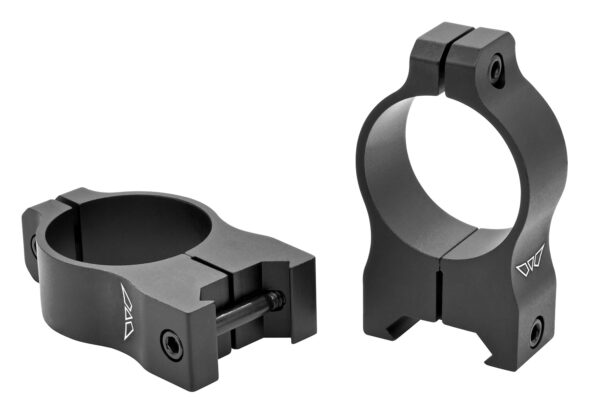 Warne V415M Scope Rings Vapor Matte Black 30mm High 0 MOA — view 1