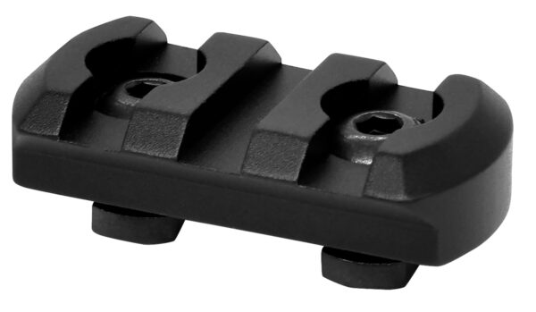 Warne 6201M M-LOK 3 Slot Black Anodized Aluminum — view 1