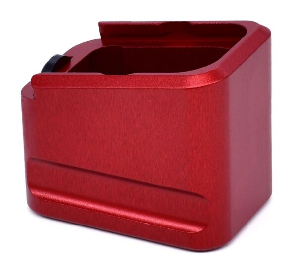 WARNE GLOCK 17/22 MAG EXT +5/+4 RED — view 1