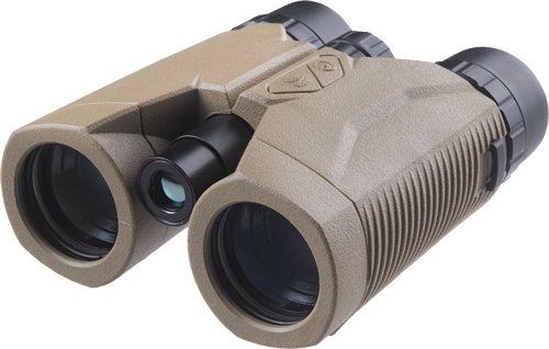ATN BINO 10X42 LRF SERIES ARMY - BROWN 2000 YARD W/ CARRY CASE — view 1