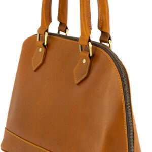 CAMELEON S&W CLASSIC SATCHEL - CONCEALED CARRY PURSE BROWN — view 2