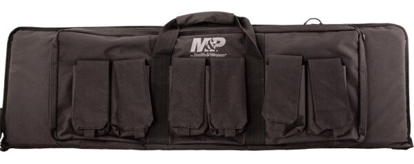 M&P Accessories 110025 Pro Tac Gun Case 42" Black Nylon w/ Full Length External Pocket & 6 Magazine Pouches — view 1
