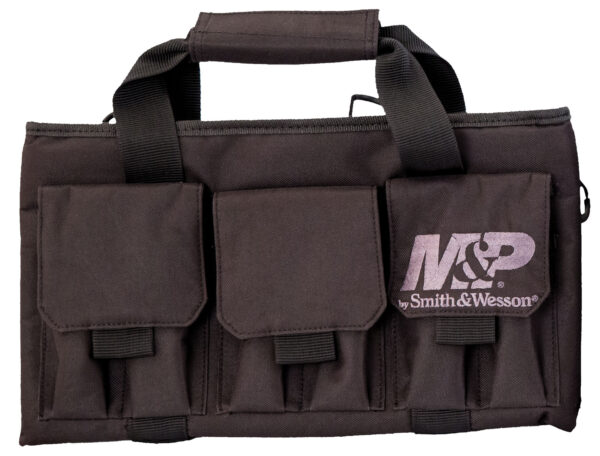 M&P Accessories 110028 Pro Tac Handgun Case Black Nylon Holds Handgun — view 1
